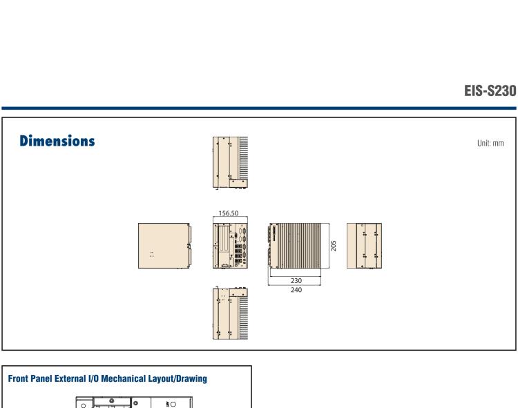 研華EIS-S230 研華 EIS-S230，邊緣計算系統(tǒng)服務(wù)器，支持Intel 第六代、第七代處理器，可選i3/i5/i7 Xeon CPU，DDR4 最高32GB，最多可支持4 x 2.5寸硬盤，具備豐富擴(kuò)展接口 4 x LAN，4 x COM，8 x USB，2 x PCIE。產(chǎn)品生命周期長，穩(wěn)定可靠。