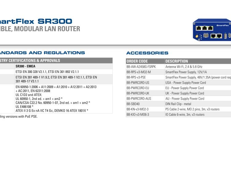 研華BB-SR30008125-SWH SmartFlex、5E、USB、2I/O、SD、PSE、SL、Acc、SWH