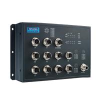 研華EKI-9510E-2GMPH 10個(gè)百兆M12 POE端口網(wǎng)管EN50155交換機(jī)， 支持72/96/110 VDC供電