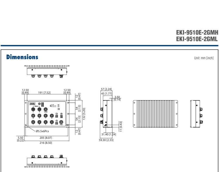 研華EKI-9510E-2GML 10個百兆M12端口網(wǎng)管型EN50155交換機， 支持24/48 VDC供電