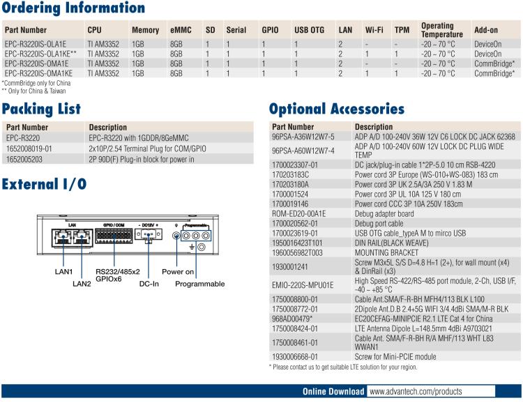 研華EPC-R3220 ARM架構(gòu)邊緣智能網(wǎng)關(guān)，儲(chǔ)能/光伏/智慧燈桿應(yīng)用首選