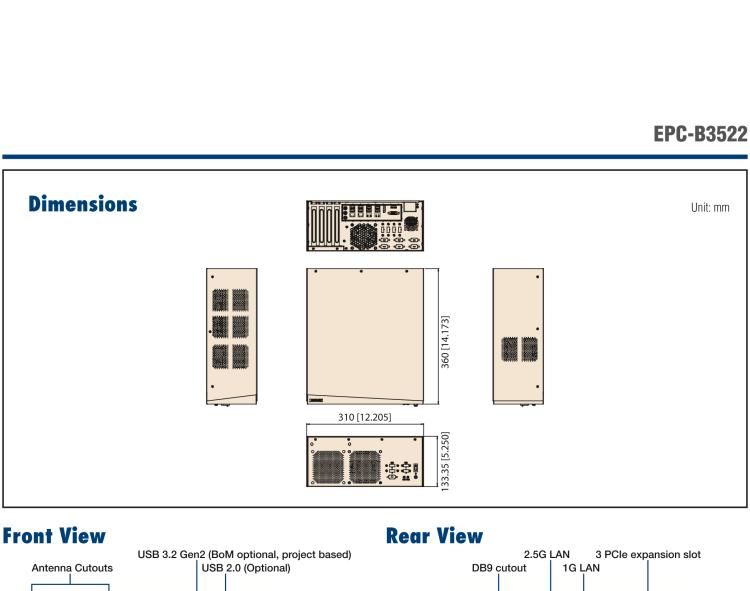 研華EPC-B3522 適配AMD Ryzen AM4 5000系列處理器，搭載X570芯片組，搭配NVIDIA? RTX-A4500顯卡。3U高度，提供高端圖像處理應(yīng)用的解決方案。