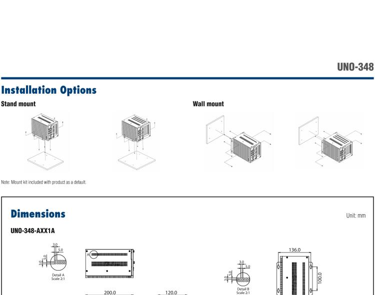 研華UNO-348 緊湊型嵌入式邊緣控制器，搭載第10代英特爾CPU，支持最多3個PCIe/PCI插槽，1個M.2 B鍵，1個mPCIe和2個2.5英寸SSD