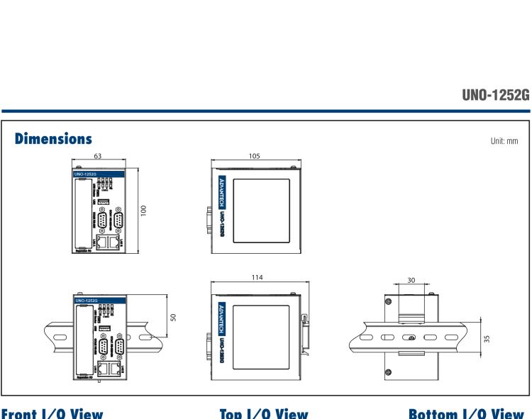 研華UNO-1252G 微型導(dǎo)軌安裝工業(yè)物聯(lián)網(wǎng)網(wǎng)關(guān)，搭配英特爾? Quark? 微控制器，2×LAN，2×mPCIe，2×COM，8×DI/O，2×USB，1×1GB microSD card，1×SIM
