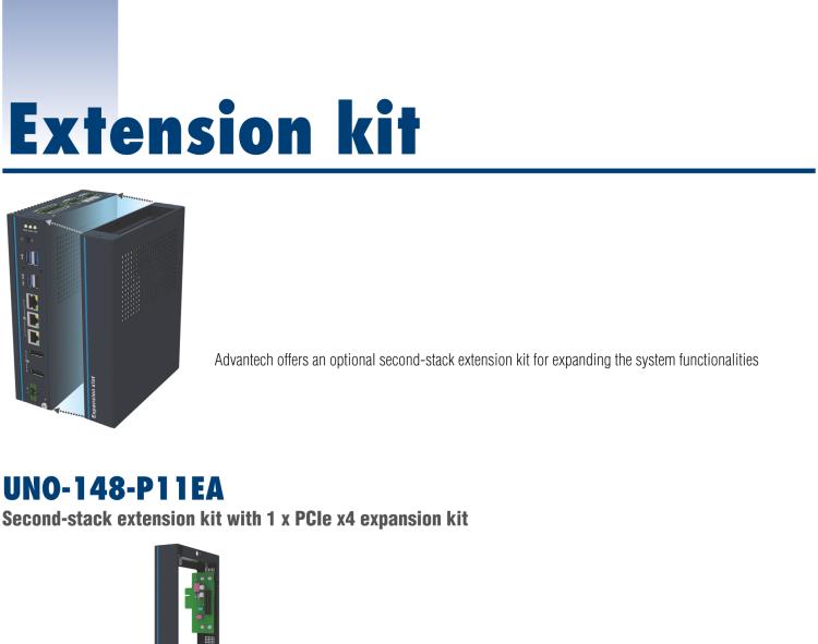 研華UNO-148 常規(guī)無風扇DIN導(dǎo)軌控制器，采用第11代Intel? Core? i處理器