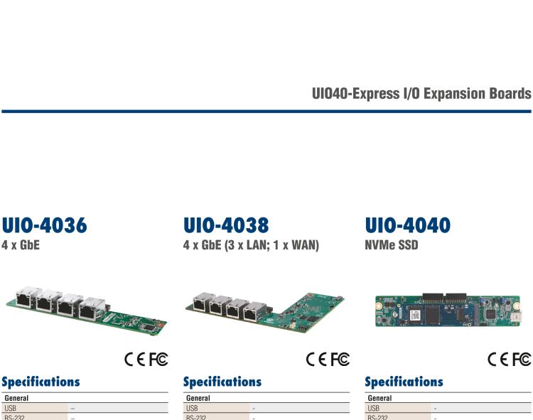 研華UIO-4040 UIO40-Express I/O 擴展卡，支持 NNMe SSD