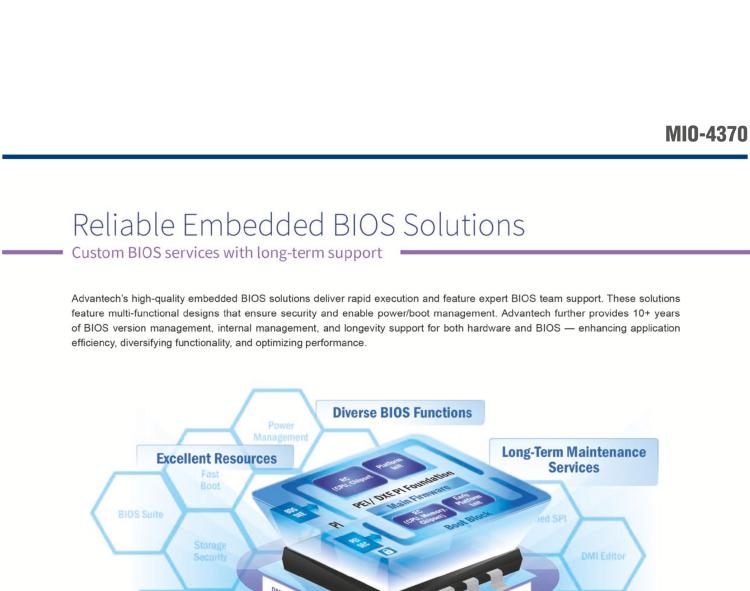 研華MIO-4370 基于第12代Intel Core處理器（Alder Lake-S系列，LGA1700 socket CPU）， 4" EPIC 單板電腦
