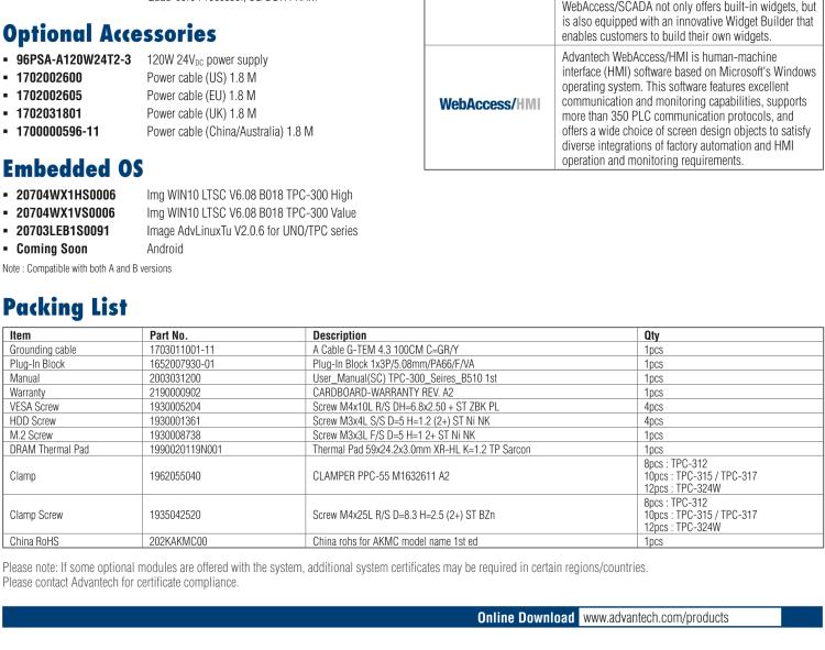 研華TPC-317 17" SXGA TFT LED LCD工業(yè)平板電腦，搭載第八代Intel?Core?i3/ i5/ i7處理器，內(nèi)置8G DDR4 RAM