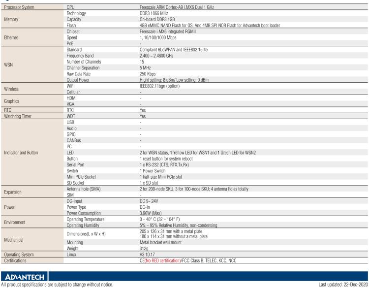 研華WISE-3310 無(wú)線(xiàn)物聯(lián)網(wǎng)MESH網(wǎng)關(guān)