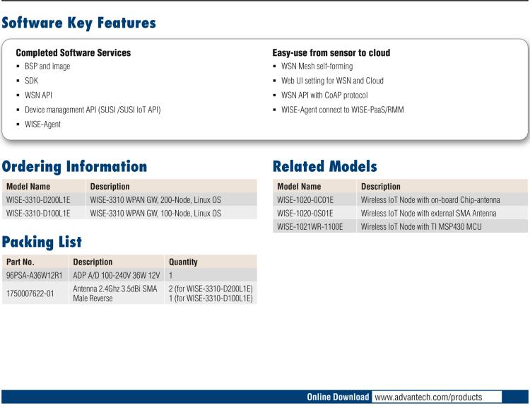 研華WISE-3310 無(wú)線(xiàn)物聯(lián)網(wǎng)MESH網(wǎng)關(guān)