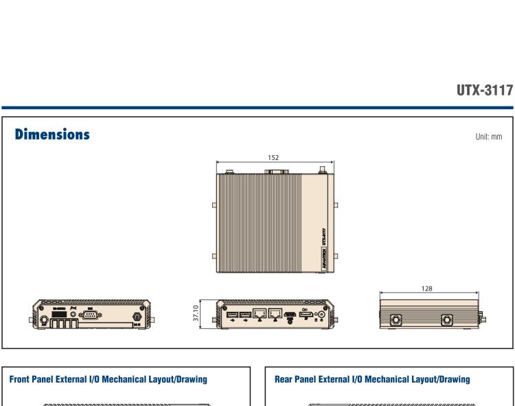 研華UTX-3117 低功耗，緊湊型，4G/WIFI/ BT/LoRa/NB IoT 物聯(lián)網(wǎng)邊緣智能網(wǎng)關