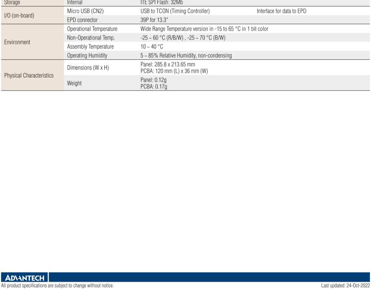 研華EPM-680 13.3"三色電子紙解決方案套件，USB接口，用于客戶自行定制產(chǎn)品。