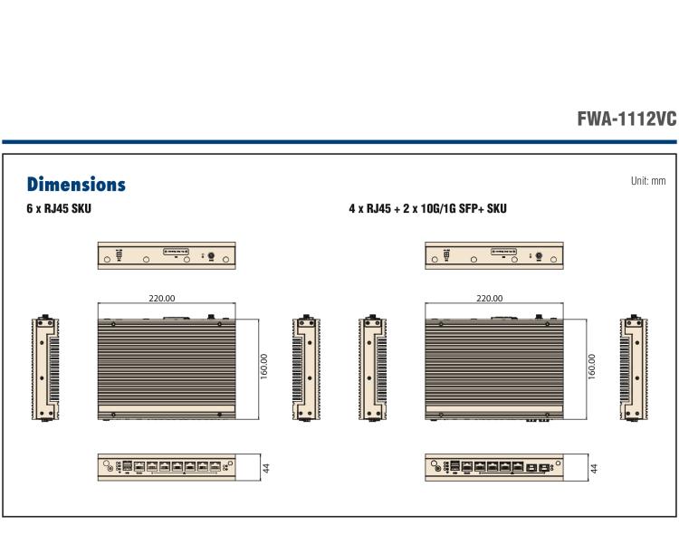 研華FWA-1112VC 用于不同部署的無風扇網(wǎng)絡(luò)應(yīng)用平臺